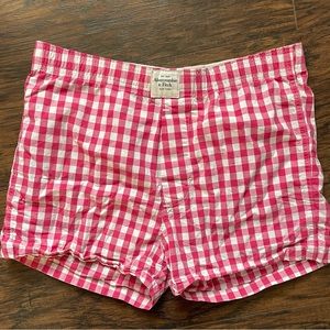 Abercrombie and fitch checkered boxer shorts size small